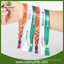 Eco friendly Fashion Fabric Friendship Bracelets/ Customer Logo Wristband